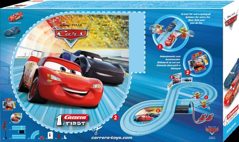 Carrera First Autorennbahn Set Disney Pixar Cars - Power Duell / 20063038