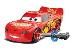 Revell Bausatz zum Zusammenstecken mehrfarbig Lightning McQueen Disney-Cars Auto mit Licht&Sound / 06562