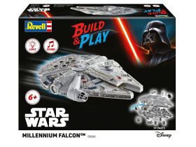 Revell Bausatz zum Zusammenstecken mehrfarbig Millennium Falcon (Light/Sound): Build & Play / 06566
