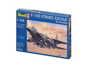 Revell Modellbausatz mit Basiszubehör Starter Kit F-15E Strike Eagle & bombs / 73972