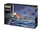 Revell Modellbausatz mit Basiszubehör Starter Kit Battleship Gneisenau / 75181