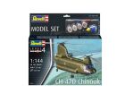 Revell Modellbausatz mit Basiszubehör Model Set CH-47D Chinook / 63825