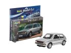Revell Modellbausatz mit Basiszubehör Model Set VW Golf 1 GTI / 67072