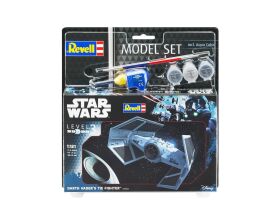 Revell Modellbausatz Star Wars mit Basiszubehör Model Set Darth Vaders TIE Fighter / 63602