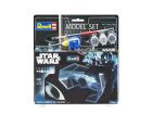 Revell Modellbausatz Star Wars mit Basiszubehör Model Set Darth Vaders TIE Fighter / 63602