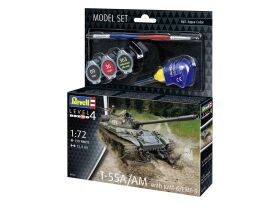 Revell Modellbausatz Model Set T-55A/AM with KMT-6/EMT-5 Mine Plough / 63328