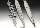 Revell Modellbausatz mit Basiszubehör Model Set Battleship USS New Jersey / 65183