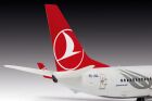 Revell Modellbausatz mit Basiszubehör Model Set Boeing 737-800 "Turkish Airlines" / 63772