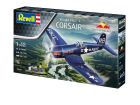 Revell Modellbausatz mit Basiszubehör Geschenkset Flying Bulls Vought F4U-4 Corsair / 05641