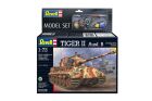 Revell Modellbausatz mit Basiszubehör Model Set Tiger II Ausf. B / 63129