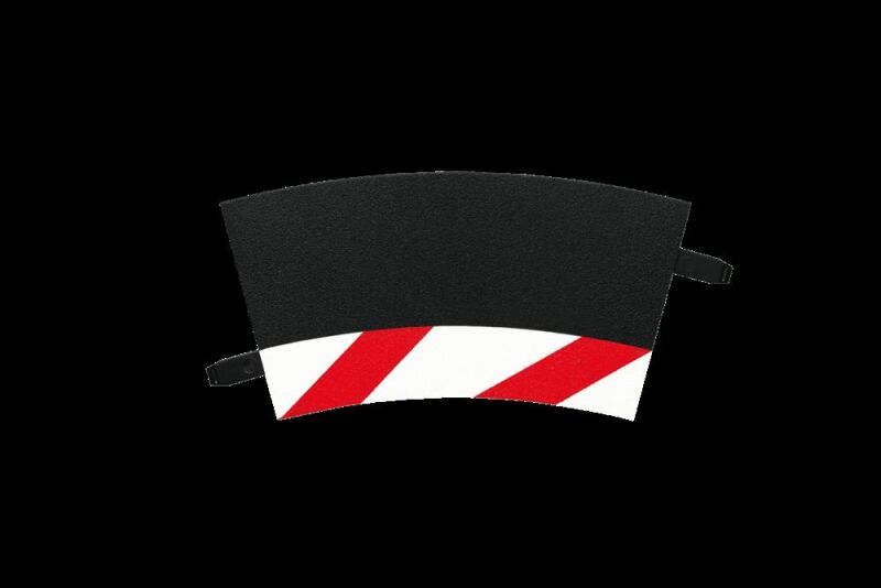 Carrera 1:24 1:32 Evolution Schienen Zubehör Innenrandstreifen für Kurve 2/30° (6), Endstücke ( / 20020591