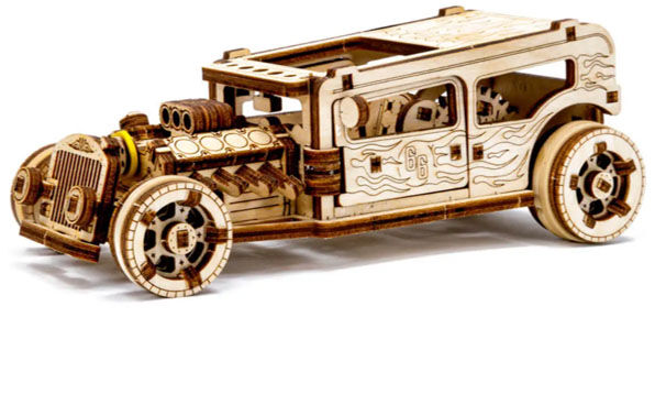 Holzfunktionsmodelle zum Zusammenbauen Tiny Adventures - Hot Rod / 00612