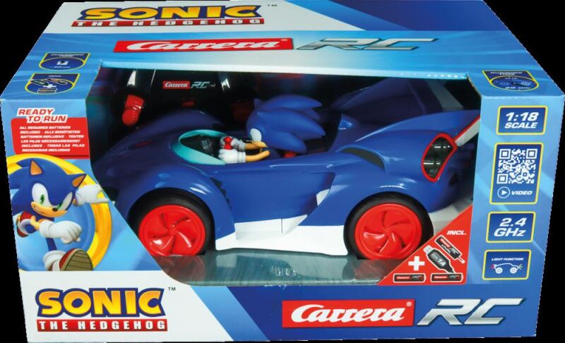 Carrera RC Ferngesteuertes Auto 2,4GHz Team Sonic Racing(TM) - Sonic, Performance / 370201063