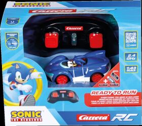 Carrera RC Ferngesteuertes Auto Team Sonic Racing(TM)  Mini RC - Sonic 1:43 / 370430022