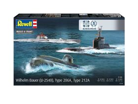 Revell Modellbausatz 70 Jahre Bundeswehr:Wilhelm Bauer,Type 206A,Class2 / 05186