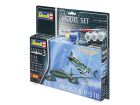 Revell Modellbausatz mit Basiszubehör Model Set Combat Set Me262 & P-51B Mustang / 63711