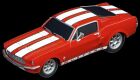 Carrera GO!!! Autorennbahn Fahrzeug Ford Mustang 67 - Racing Red / 20064120