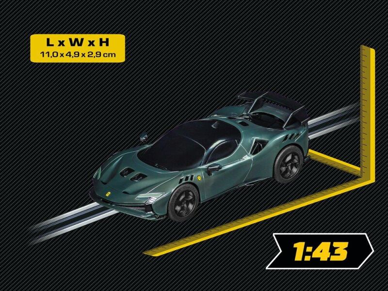 Carrera GO!!! Autorennbahn Fahrzeug Ferrari SF-90 XX Stradale - Grigio Scuro / 20064251