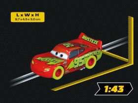 Carrera GO!!! Autorennbahn Fahrzeug Lightning McQueen - Glow Racers / 20064220