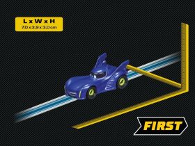 Carrera First Autorennbahn Fahrzeug Batwheels - BAM /...
