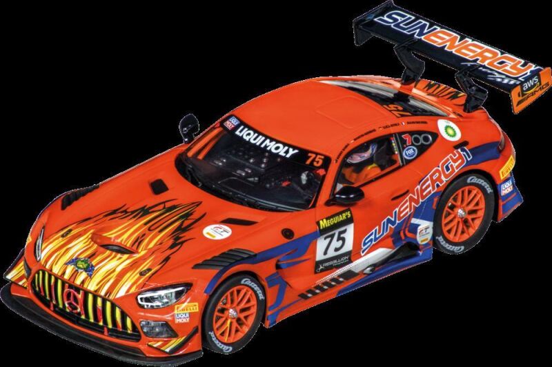 Carrera Evolution Autorennbahn Fahrzeug Mercedes-AMG GT3 Evo Sunenergy1 Racing, No.75 Ba / 20027737