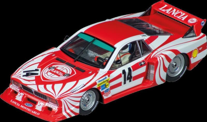 Carrera Evolution Autorennbahn Fahrzeug Lancia Beta Montecarlo Turbo Lancia Italia, No.14 / 20027733