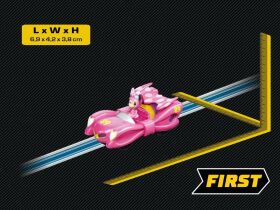 Carrera First Autorennbahn Fahrzeug Minnies Pink Thunder...