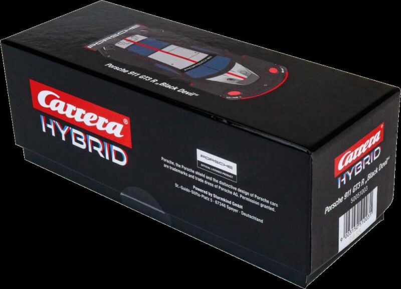 Carrera Hybrid KI Gaming Rennaction Fahrzeug Porsche 911 GT3 R Black Devil / 50051003