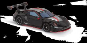 Carrera Hybrid KI Gaming Rennaction Fahrzeug Porsche 911 GT3 R Black Devil / 50051003