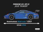 Carrera Hybrid KI Gaming Rennaction Fahrzeug Porsche 911 GT3 R Blue Thunder / 50051005