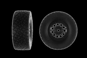 Carrera RC Ersatzteil 2 rear wheels with rims / 370410682