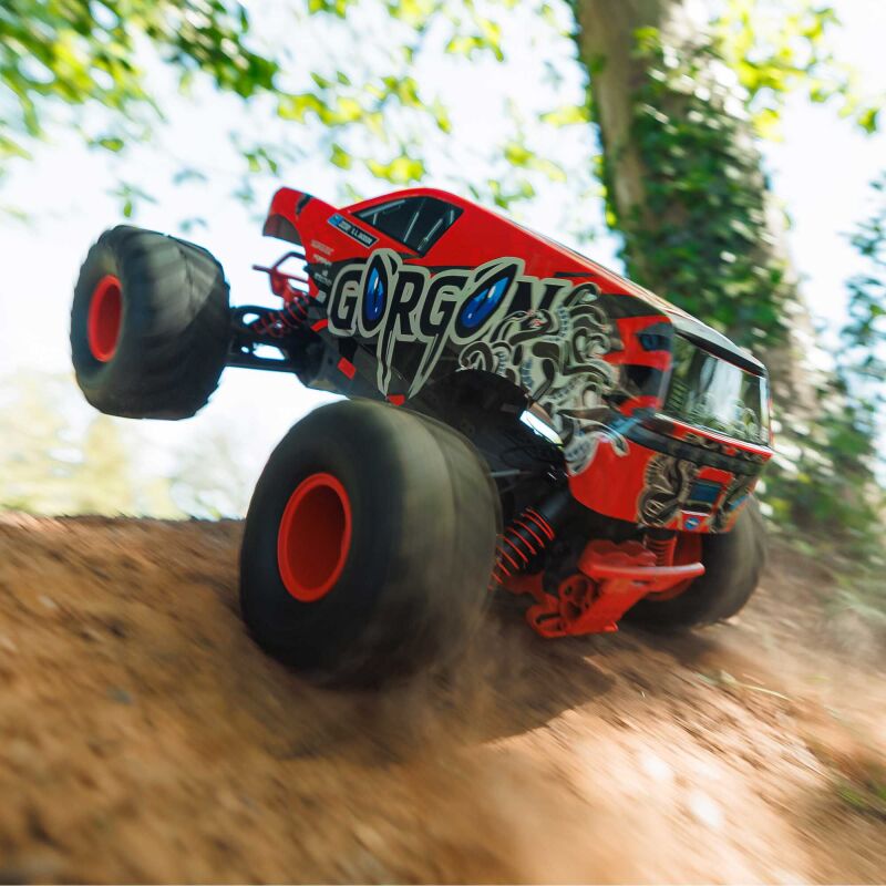 ARRMA 1/10 GORGON 2WD RTR Brushed Monster Truck (incl.Akku und Ladegerät) Gun Metal / ARA3230ST3