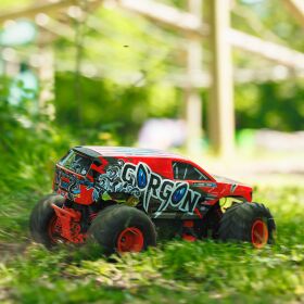 ARRMA 1/10 GORGON 2WD RTR Brushed Monster Truck (incl.Akku und Ladegerät) Gun Metal / ARA3230ST3
