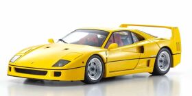 KYOSHO DIE CAST Kyosho 1:18 Ferrari F40 Yellow 1987...