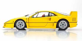 KYOSHO DIE CAST Kyosho 1:18 Ferrari F40 Yellow 1987 Die-Cast Collection / KS08416Y