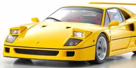 KYOSHO DIE CAST Kyosho 1:18 Ferrari F40 Yellow 1987 Die-Cast Collection / KS08416Y