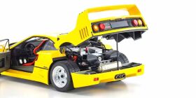 KYOSHO DIE CAST Kyosho 1:18 Ferrari F40 Yellow 1987 Die-Cast Collection / KS08416Y