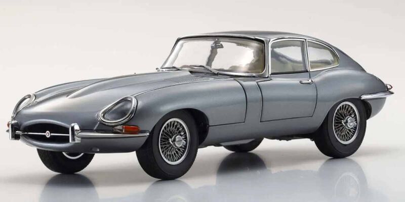 KYOSHO DIE CAST Kyosho 1:18 Jaguar Type-E 3.8L Coupe MK1 1961 Gun Metal / KS08954GM