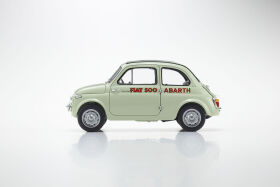 KYOSHO DIE CAST Kyosho 1:18 Fiat Nuova 500 Elaborazione Abarth Record Green Clear / KS08966ALG