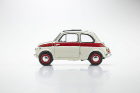 KYOSHO DIE CAST Kyosho 1:18 Fiat Nuova 500 Sport Light Gray/Red Line / KS08966SLG