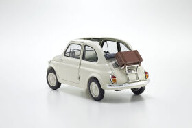 KYOSHO DIE CAST Kyosho 1:18 Fiat Nuova 500 Ivory Accessories Version / KS08966WA