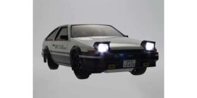 KYOSHO EGG First Mini-Z 1:28 Initial-D Toyota Sprinter Trueno AE86 WH/BK / K.66601A