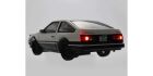 KYOSHO EGG First Mini-Z 1:28 Initial-D Toyota Sprinter Trueno AE86 WH/BK / K.66601A