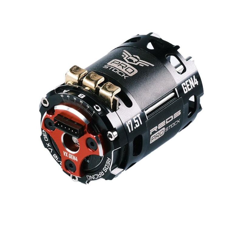 REDS VX4H 540 17.5T ProStock Brushless motor 2 poles BRCA&EFRA legal / REDMTTE0062H