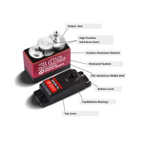 DS Servo DS3230 PRO Digital 38KG/0.09sec@6.8V / DS006