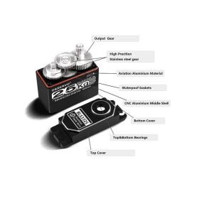 DS Servo BLS3325 Brushless 30KG/0.05sec@8.4V / DS016