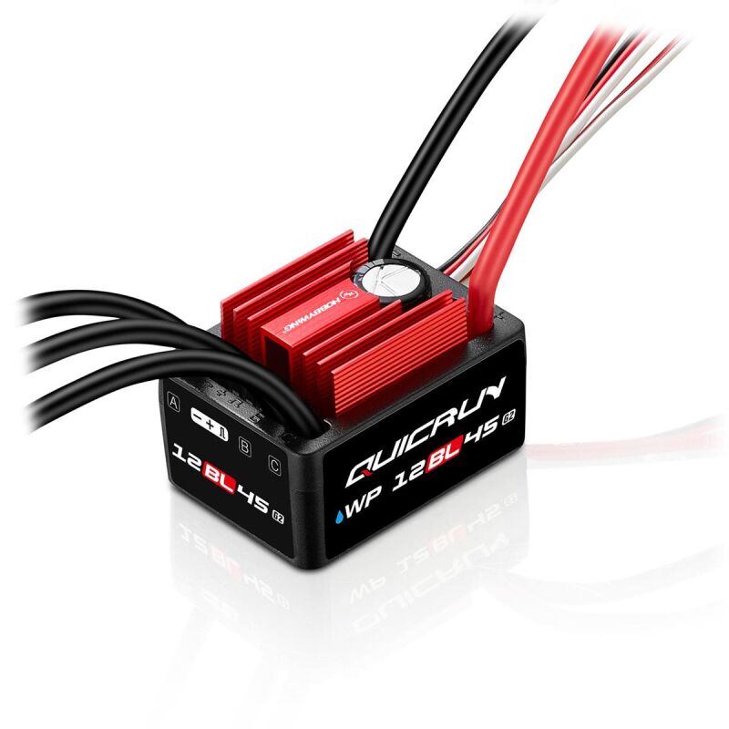 Hobbywing QuicRun WP12BL45 G2 Brushless Regler 45A 2-3s für 1:12 / HW30107000