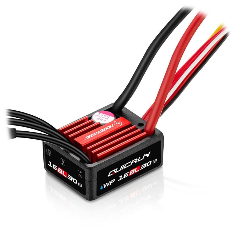 Hobbywing QuicRun WP16BL30 G2 Brushless Regler 30A 2-3s für 1:16 / HW30110001