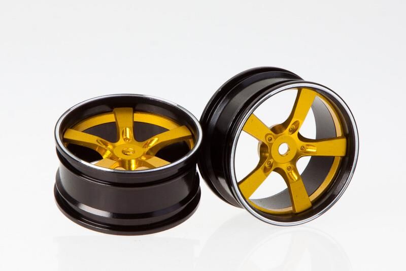 Killerbody Alu Felgen Camaro 2011 Schwarz-Gold (2 Stk) / KB48079Y