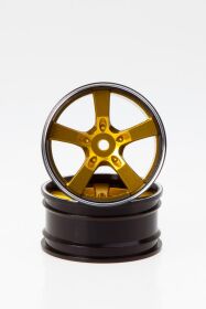 Killerbody Alu Felgen Camaro 2011 Schwarz-Gold (2 Stk) / KB48079Y